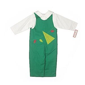 Boys' Grn Jumper & Wht Shirt 24M